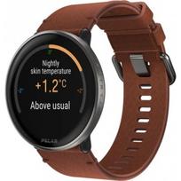 Polar Ignite 3 Titanium fitneso išmanusis laikrodis su odine apyranke - Juoda/bronzinė