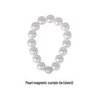 New Pearl Magnetic Tie-back for Sheer Curtains – No-Punch Magnet Buckle Rope