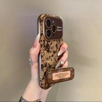 Retro rožių gėlės Lašams atsparus prabangus iPhone 15 Pro Max dėklas Apple 16, 14, 13, 12 Specify Model When Ordering