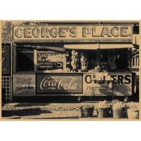 Free Shipping Retro Republican Era Coca-Cola Poster for Bar, Restaurant, Cafe - Vintage Kraft Paper Wall Art White card paper (non-adhesive) 30*42 cm