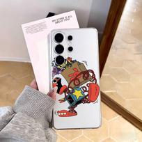 Horror Game H-Huggy W-Wuggy   Phone Case For Samsung S25,S24,S21,S22,S23,S30,Ultra,S20,Plus,Fe,Note,10,9,5G Transparent Cover Samsung S25Plus white