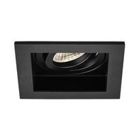 Beta R4 square black spotlight holder MR16 GU10/GU5.3