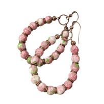 Bohemian Style Natural Stone Beaded Pendant Earrings for Women Seeking Unique Vintage Fashion Dangle Ear Rings
