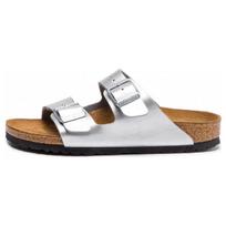 Birkenstock Arizona Birko-Flor Silver (Womens) Unisex Sneakers 1012283 39
