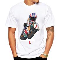 Mick Doohan 2 GP 500 Legend T-Shirt Summer Men Short Sleeve Adventure Sport Casual White Tops 90's Man Motorcycle Riding Tees S