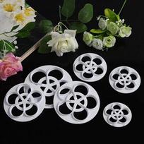 6Pcs Xmas Fondant Cake Cookie Sugarcraft Decorating Plunger Cutters Mould Set balta