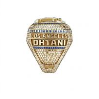 Dodge MLB Los Angeles čempionato žiedas 2025-2026: Ne magnetinis, Atidaromas sukant Size 9