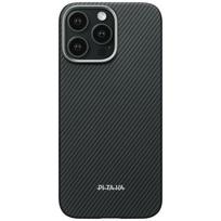 Dėklas PITAKA Ultra-Slim PitaTap MagSafe skirtas iPhone 16 Pro czarno szary
