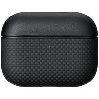 Dėklas PITAKA Aramid Fiber skirtas AirPods Pro 3 juodos spalvos-pilkos spalvos