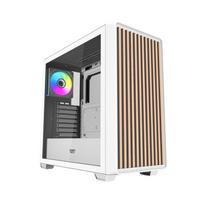 Darkflash DS900WD ATX kompiuterio korpusas baltos spalvos + 4 fans