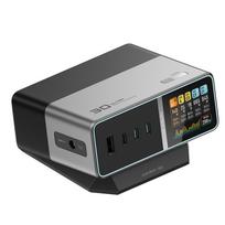 Cuktech TA3005U 300W 5-in-1 Charging Station with Digital Display – Silver