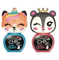 Crazy Chicclementoni Crazy Chic Krazy Chic blizgučios nagų lako rinkinys mergaitėms, Mielos tigriukės