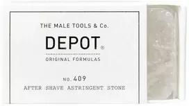 Depot 400 Shave Specifics No. 409 Potassium Alum Soothing After-Shave Astringent Stone, 90 g