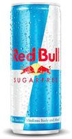 Red Bull Energy drink, sugar free, karton 24szt , cena za 1szt, Raudona Bull