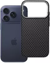 Oem Originalus „iPhone 17 Pro / 18 Pro“ dėklas (žemas kameros kraštas), „K-Look“, suderinamas su „MagSafe“ juodu v2