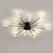 Lampa Fejerverkų sietynas LED lubinis šviestuvas, modernus svetainei, valgomajam, 12 W