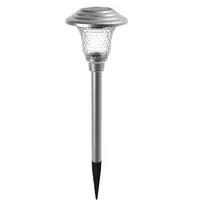 Zestaw Saulės energija varomas sodo šviestuvas, įmontuojamas, atsparus vandeniui, 42 cm, lauko, 6 vnt.