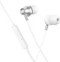 su laidu ausinės su mikrofonu Jack 3,5 mm Hoco M119 sidabrinis