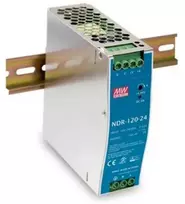 MEAN WELL NDR-120-48, 120 W, 115–230 V, 47–63 Hz, 1,3 A, 16 ms, 89 %
