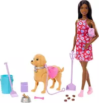 Mattel Lėlė Barbie su šuniuku ir šepetėliu