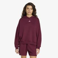 adidas 3 Stripes Studio Hoodie Maroon - Dydis S (HZ0855 Džemperiai)