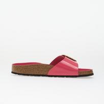 Birkenstock Madrid Big Buckle Natural Leather Patent Women High-Shine Fuchsia Tulip - Dydis 37 (1031844 Laisvalaikio batai)