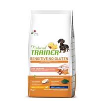 NATURAL TRAINER ADULT DOG SENSITIVE NO GLUTEN MINI SALMON (lašiša) 1kg. - 7kg. 1 kg(sveriamas)