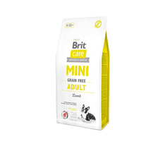 Brit Care Mini Adult Lamb sausas maistas mažų veislių šunims su ėriena 400g. - 7kg. 7 kg