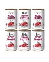 Brit Care konservai šunims Mono Protein Beef 400g. x 6vnt.