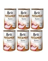 Brit Care konservai šunims Rabbit Pate&Meat 400g. x 6vnt.