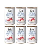 Brit Care konservai šunims Mono Protein Lamb&Rice 400g. x6 vnt.