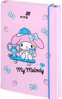 Dėklas sąsiuviniams KITE My Melody, B5, su guma, 3 cm
