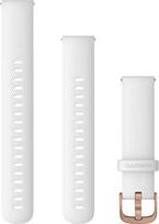 Garmin watch strap Venu 2S 18mm, white/rose gold