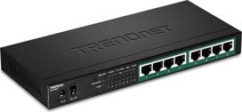 No Name Trendnet TPE-TG84 network switch Unmanaged Gigabit Ethernet (10/100/1000) Power over Ethernet (PoE) Black
