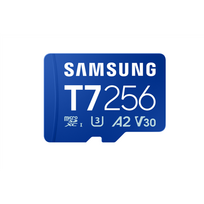 Samsung MicroSD card | T7 | 256GB | microSDXC | Flash memory class U3, V30, A2