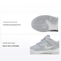 Air Jordan Stadium 90 PS Wolf Grey Kids Sneakers Photon-Dust White Neutral-Grey HF6013-002 28