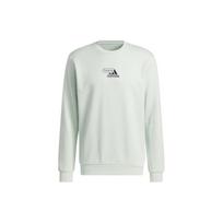 Adidas Opti G Sweat Embroidered Logo Crewneck Long Sleeve Sweatshirt Men Sweatshirt Green HK6748 XS