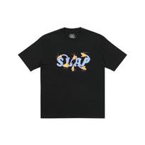 Palace X Slap Magazine Co-Branded Hands Tee With Fun Letter Finger Pattern Print Unisex Tops Black P20TS263 L