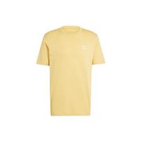 Adidas Originals Essentials Solid Logo Crew Neck Short Sleeve T-Shirt Men Tops Yellow IR9695 S beige