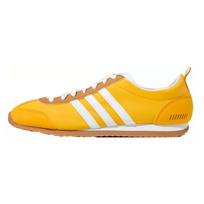 Adidas Neo Vs Jog Comfortable Versatile Leather Anti-Slip Wear-Resistant Lightweight Casual Running Shoes Unisex Sneaker Yellow White HP9678 44