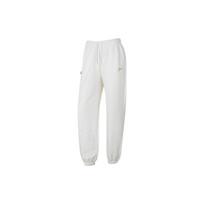Nike Solid Color Drawstring Knit Joggers Women Bottoms White FV3978-133 XL white