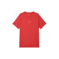 Nike Logo Print Retro Dopamine Loose-Fit Sport Short Sleeve T-Shirt Women Tops Red DX7941-657 L white