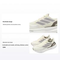 Adidas PureBoost 5 Glory Grey Cyber Metallic Moteriški sportbačiai White Core-White IF9205 36⅔