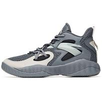 Anta Wind Tunnel Shock Absorption Non-Slip Wear-Resistant Mid-Top Basketball Shoes Men Sneakers Gray 112021617S-1 41