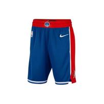 Nike Logo Print Training Straight Leg Shorts Men Shorts Blue DB4154-477 L blue