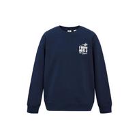 Levis Round Neck Personalized Embroidered Vintage Long Sleeve Sweatshirt Men Sweatshirt Dark-Blue A9219-0002 M