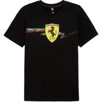 Puma Ferrari Racing Series Fashion Casual Breathable Short Sleeve T-Shirt Men Tops Black 627055-01 S