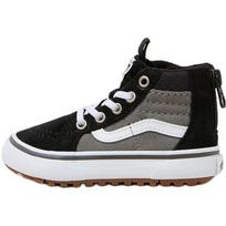 Vans Sk8-Hi Zip MTE Toddler Insulated - Black Grey Baby Sneakers VN000D0MN42 21.5