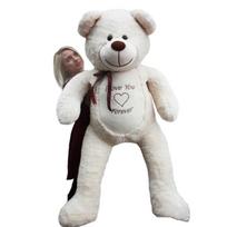 Peluche géante - Nounours - 165 cm - Crème - Douceur - Cadeau idéal