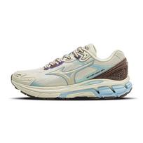Mizuno Halo Mix Retro Trend Low-Top Running Shoes Women sneaker White Brown Blue D1GH240816 36.5